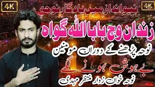 Zindan Vich Baba Allah Gawah | Zawar Muntazir Mehdi | New Noha 2024 | Live @WrahAzadari
