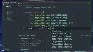 Merge images using sharp and node.js