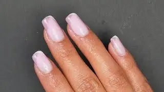 Easy V-Tip Nail Design Tutorial: PolyGel Nail Fill & Refresh #vtips #nails #naildesign