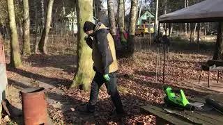 Про забор с соседями, печь-буржуйку, новый обогреватель