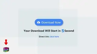 Download Button With A Countdown Timer | Click Download Button Then Start Countdown Timer