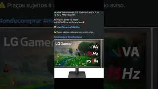 🇧🇷 MONITOR LG GAMER 21.5' 22MP410-B.AWZM FULL HD 75HZ AMD FREESYNC 💥