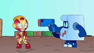 MAX VS 8 BIT | Brawl Stars Animation