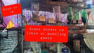 Rabbit Farming: Paggawa ng DIY grass feeder: Mura at madaling gawin #rabbit #rabbitfarming