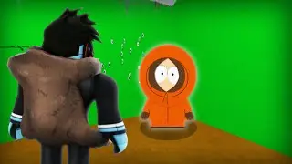 Raising Kenny from South Park in Roblox..