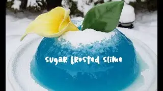 Sugar Frosted Slime .. in real life! (Genshin Impact)