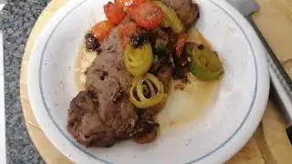 Today I've Made: Honey Garlic Sirloin Steak with Fried Leek & Tomatoes!