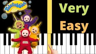 Teletubbies Say Eh Oh | VERY EASY Piano Tutorial