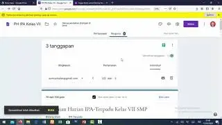 Mengunduh Spreadsheet Hasil Ujian Daring (Online) dengan Google Formulir