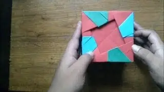 Origami Cubo con Cuadros (Especial de Navidad)