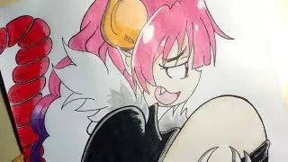 Drawing Ilulu - Miss Kobayashi’s Dragon Maid S Drawing Handmade!