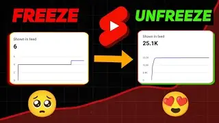 How To Unfreeze Shorts Channel - Shorts 0 Views Problem !