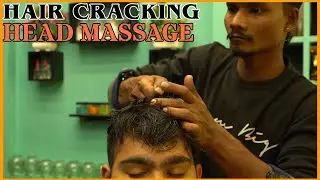 {ASMR} Hair Cracking W. Head and Back Massage by Master Cracker💈