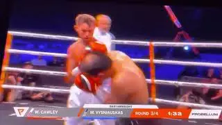 CAWLEY VS VYSNIAUSKAS 3rd round BANTAMWEIGHT