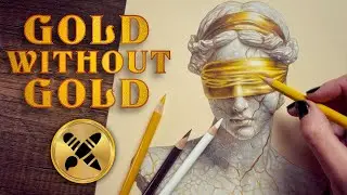 Gold Effects Without Metallic Pencils? Here's How!