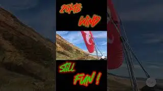 High wind Fun with the Flare moustache #paraglider #paragliding