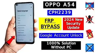 Oppo A54 frp bypass wothout pc/New trick 2024/Gsm Deevil/Google account remove without pc/Frp bypass