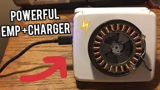 New portable EMP build with a charging station!! MORE POWERFUL | Review