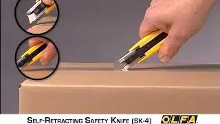 OLFA Self Retracting Safety Knife SK 4