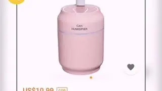 3 in 1 USB Mini #Humidifier, #Fan and #Air Mist #Nightlight #LED for #Home, #Office and #Car