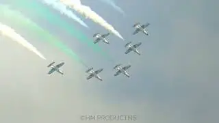 Pakistan Air Force Sherdils Aerobatics Team Full Display | 23rd March Rehearsal