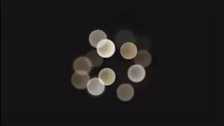Bokeh particles black screen video background | Black screen bokeh effect