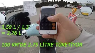 50 CC İnanılmaz Çok Az Yakıyor | Kış Sürüşü