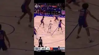 JORDAN POOLE GETS SHOT BLOCKED TO THE STANDS😂#nba
