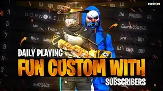 FREE FIRE LIVE CUSTOM ROOM | FF LIVE GIVEAWAY ? 🗿 ❤️ 