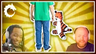 Pat Discovers Hobbes from Calvin and Hobbes is a Toy | Castle Super Beast Clips