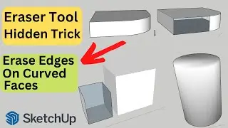 Best Hidden Tricks of Eraser Tool | Most Useful Feature | Sketchup Tutorials