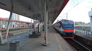 Поездка на электропоезде ЭП2д Водники (Долгопрудный) - Окружная (Москва) | Московский транспорт