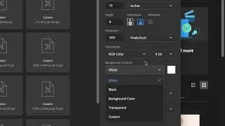 Creating new documents in Photoshop