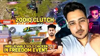 🤯 200 IQ 1v2 and Unbelievable Chicken Dinner in Freedom Face Off Event with HYDRA!