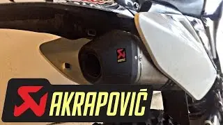 CRF250 Akrapovic Sound Check (RAW SOUND)