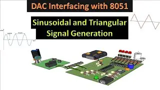 Lecture 37: ALP to Generate Sinusoidal, Ramp and Triangular Signal | interfacing DAC with 8051