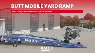Mobile Yard Ramp with integrated Dock Leveller with Telescopic Lip