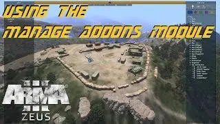 ARMA 3 Zeus - Using the Manage Addons module