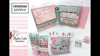 TUTORIAL fotofolio Navidad (Stamperia)