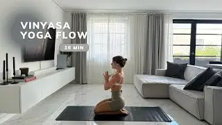 Vinyasa Yoga Flow | Anfänger-Mittelstufe | 16 Minuten