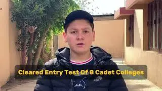 Highbrowsian Joins Military College Jhelum After Passing 8 Cadet Colleges Entry Tests