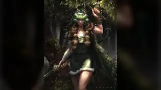 Artemis 3 - Digital Painting Process (Hades Fan Art)