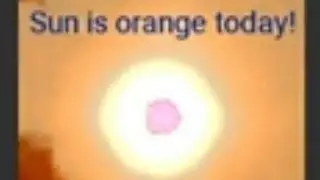 ORANGE 8:05am Bright Sunrise!☀️