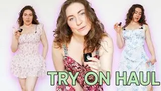 Summer Dress Try On Haul - JustJuliaAsmr