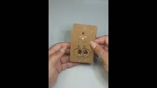 ASMR Packing Earring Order, No Whisper | Small Business