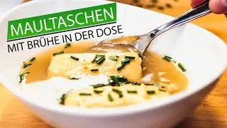 Maultaschen in der Brühe - auf die schnelle Art 🥫