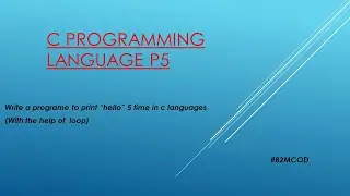 write a programe to print 