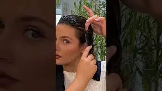 STYLING MY NEW HAIR CUT! | slick back wet hair tutorial on curly hair