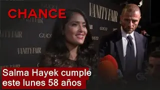 Salma Hayek cumple este lunes 58 años