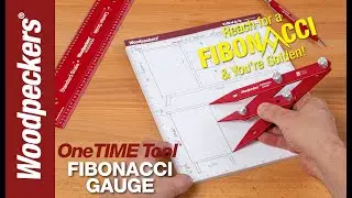 Fibonacci Gauge for Golden Ratio Layout | Woodpeckers Tools